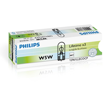 Žárovka Philips W5W 12V 5W W2,1x9,5d LongLife EcoVision 1ks (PH 12961LLECOCP)