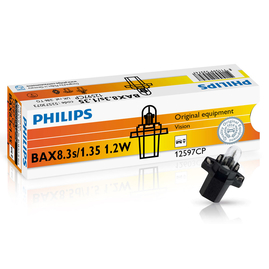 BAX BAX8.3s/1.35 1.2W 12V Black 1st. Philips (PH 12597CP)