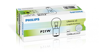 Žárovka Philips P21W 12V 21W BA15s LongLife Eco Vision 1ks (PH 12498LLECOCP)