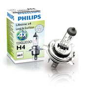 Žárovka Philips H4 12V 60 / 55W P43t LongLife EcoVision 1ks (PH 12342LLECOC1)