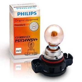 PSY24WSV+ 12V 24W PG20/4 Silver Vision Plus  1St. Philips (PH 12180SV+C1)