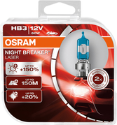 Žárovka Osram HB3 12V 60W P20d NIGHT BREAKER® LASER Next Generation + 150% 2ks (OS 9005NL-HCB)