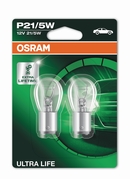 Žárovky Osram P21 / 5W 12V 21 / 5W BAY15d ULTRA LIFE 2ks (OS 7528ULT-02B)