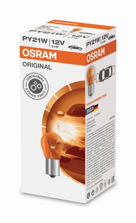 Žárovka Osram PY21W 12V 21W BAU15S 1ks (OS 7507)