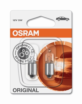 Žárovka Osram 5W 12V BA9s 2ks (OS 64111-02B)