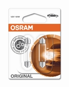 Žárovka Osram 10W 12V SV8,5 43mm sulfát 2ks (OS 6411-02B)