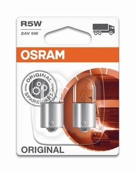 Žárovka Osram R5W 24V 5W BA15s 2ks (OS 5627-02B)