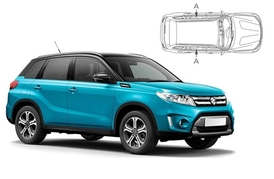 Sluneční clony na okna - SUZUKI Vitara (2015-) - Len na bočné stahovacie sklá (SUZ-GV-5-C/15)