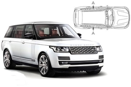 Sluneční clony na okna - LAND ROVER GROUP Range Rover (2013-2021) - Len na bočné stahovacie sklá (LRO-RR-5-B/18)