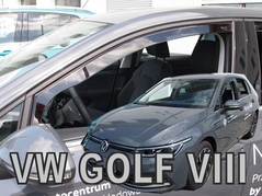 Deflektory na Volkswagen Golf VIII, 5-dveřová, r.v.: 2020 - (31019)