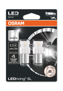 OSRAM P21/5W 12V 1,7W (21/5W) BAY15d LEDriving Biele 6000K 2ks (OS 7528DWP-02B)