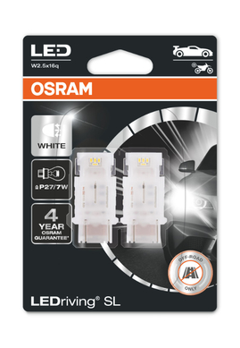 OSRAM P27/7W LEDriving SL Biele 6000K 12V 2ks (OS 3157DWP-02B)