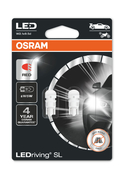 OSRAM LED žiarovky W5W SL Červené 12V 2ks (OS 2825DRP-02B)