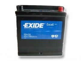 Autobaterie EXIDE Excell 45Ah, 12V, EB450 (EB450)