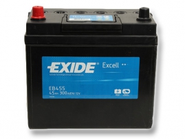 Autobaterie EXIDE Excell 45Ah, 12V, EB455 (EB455)