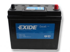 Autobaterie EXIDE Excell 45Ah, 12V, EB456 (EB456)