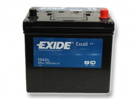 Autobaterie EXIDE Excell 60Ah, 12V, EB604 (EB604)