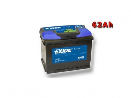 Autobaterie EXIDE Excell 62Ah, 12V, EB621 (EB621)