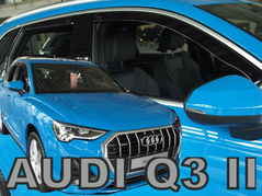 Deflektory na Audi Q3, 5-dverová, od 2018 (+zadné) (10264)