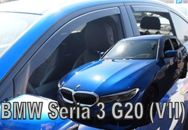 Deflektory na BMW 3 G20, 4-dverová, od 2019 (+zadní) (11183)