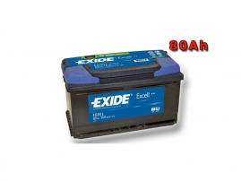 Autobaterie EXIDE Excell 80Ah, 12V, EB802 (EB802)