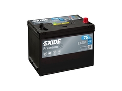 Autobaterie EXIDE Premium 75Ah, 630A, 12V, EA754 (EA754)