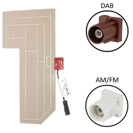 CAL-7677955 Anténa fólia AM FM DAB aktívna fantóm (TSS-CAL-7677955)