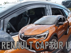 Deflektory na Renault Captur, 5-dverová (+zadné), r.v.: 2020 - (27013)