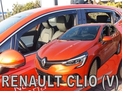 Deflektory na Renault Clio Htb, 5-dveřová (+zadní), r.v.: 2019 - (27015)