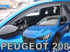 Deflektory na Peugeot 208, 5-dverová, r.v.: 2019 - (25405)