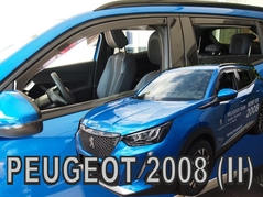 Deflektory na Peugeot 2008, 5-dveřová (+zadní), r.v.: 2020 - (26163)