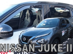 Deflektory na Nissan Juke, 5-dveřová (+zadní), r.v.: 2020 - (24305)