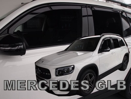 Deflektory na Mercedes Class GLB X247, 5-dverová (+zadné), r.v.: 2019 - (23622)