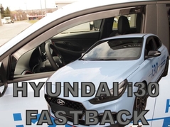 Deflektory na Hyundai i30 Fastback, 5-dverová, r.v.: 2019 - (17298)