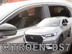 Deflektory na Citroen DS7 Crossback, 5-dverová (+zadné), r.v.: 2018 - (12270)