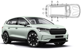 Sluneční clony na okna - SKODA Enyaq IV (2020-) - Komplet sada (SKO-ENYA-5-A)