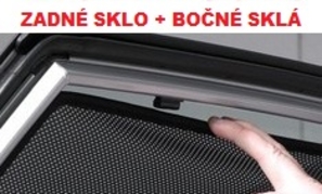 Sluneční clony na okna - SEAT Toledo (2012-) - Komplet sada (SKO-RAPI-5-A)