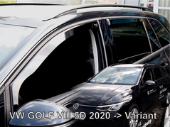 Deflektory na VW Golf VIII Variant od 2020 (+zadné) (31024)