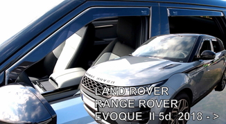 Deflektory na Range Rover Evoque, 5-dveřová (+zadní), r.v.: 2019 - (27258)