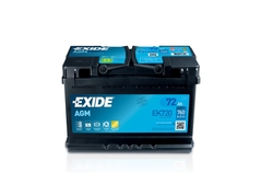 Autobatéria EXIDE Start-Stop AGM, 72Ah, 12V, EK720 (EK720)