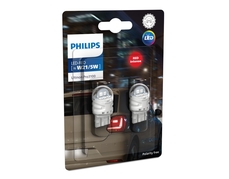 Philips LED W21/5W 12V 1.75/0.65W W3x16q Ultinon Pro 3100 Červené 2ks (PH 11066RU31B2)