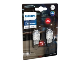 Philips LED W21/5W 12V 1.75/0.65W W3x16q Ultinon Pro 3100 Červené 2ks (PH 11066RU31B2)