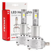 AMiO LED žiarovky hlavného svietenia H3 X2 Series 2ks (02971)
