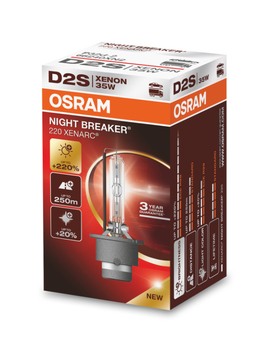 OSRAM D2S 35W XENARC® NIGHT BREAKER® LASER +220% 1ks (OS 66240XN2)