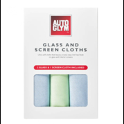 Autoglym Glass and Screen Cloths - Handričky na sklá a displej 3ks (GSCLOTH)