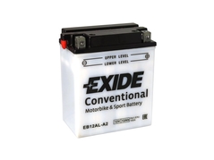 Motobaterie EXIDE BIKE Conventional 12Ah, 12V, YB12L-A2 (E5035)