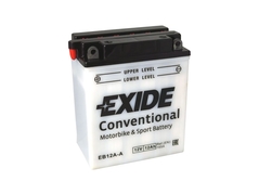 Motobaterie EXIDE BIKE Conventional 12Ah, 12V, YB12A-A (E5034)