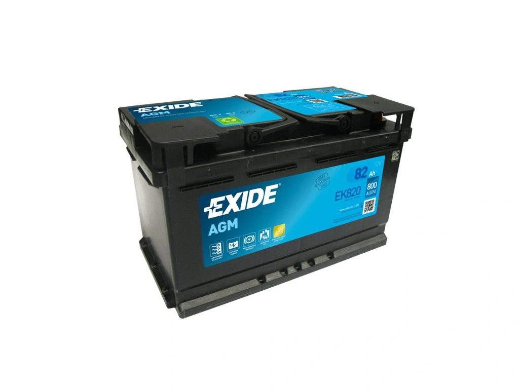 Autobaterie EXIDE Start-Stop AGM 82Ah, 800A, 12V, EK820 (EK820)