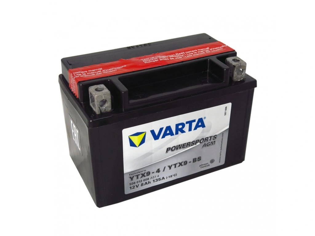 Motobaterie VARTA YTX9-BS, 8Ah, 12V (E4261)