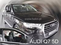 Deflektory na Audi Q7, 5-dveřová, od 2015 (+zadné) (10249)